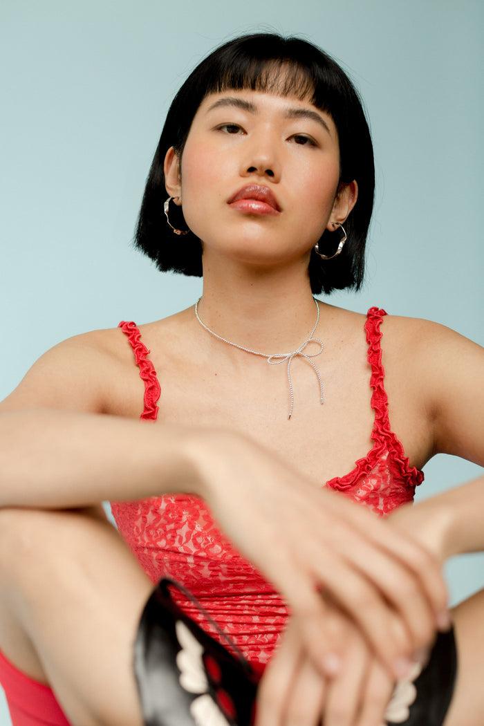 Kara Yoo Jewelry Margot Necklace Silver