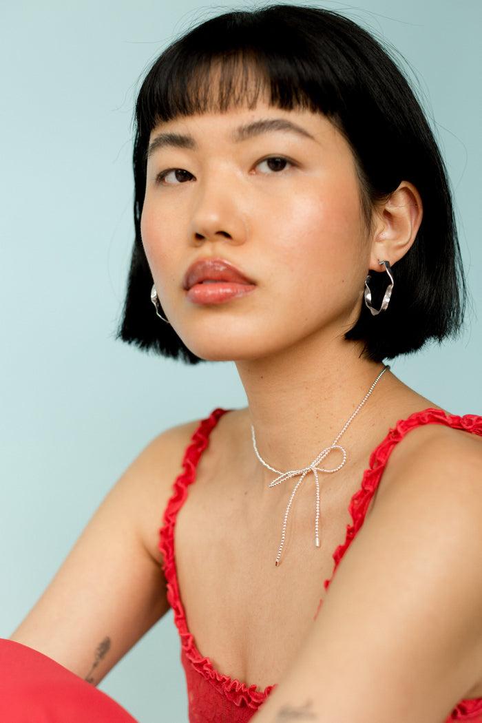 Kara Yoo Jewelry Margot Necklace Silver