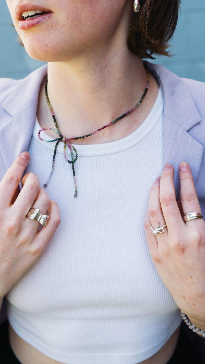 Kara Yoo Jewelry Margot Necklace Tourmaline