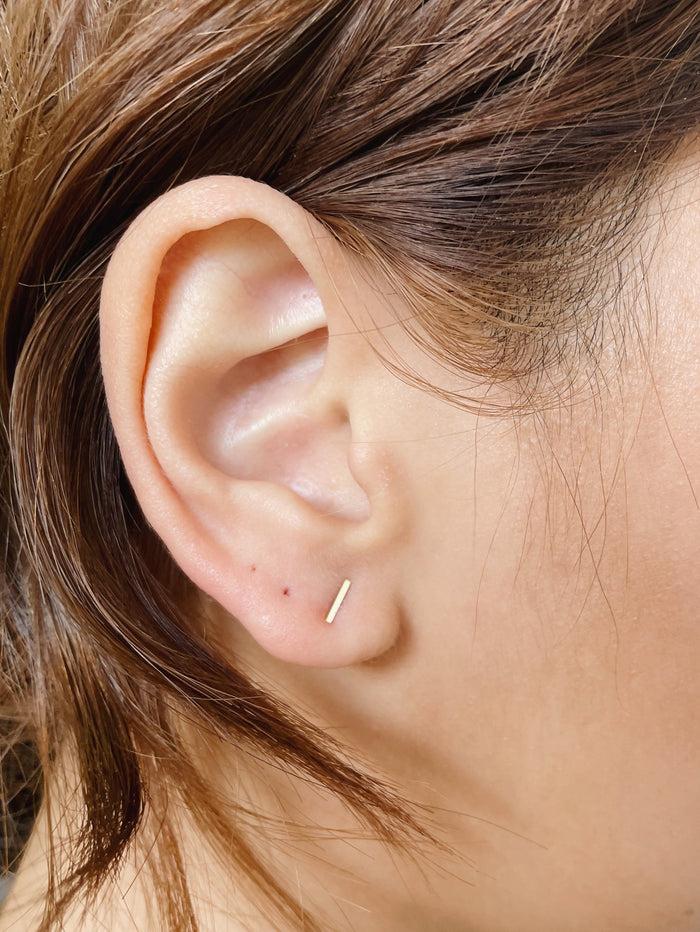 Kara Yoo Jewelry Millie II Studs Solid 14K Gold