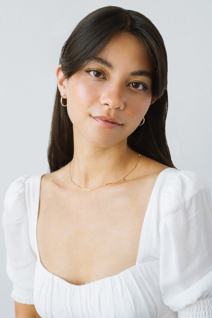 kara yoo jewelry Nina Hoops 20mm - Solid 14K Gold