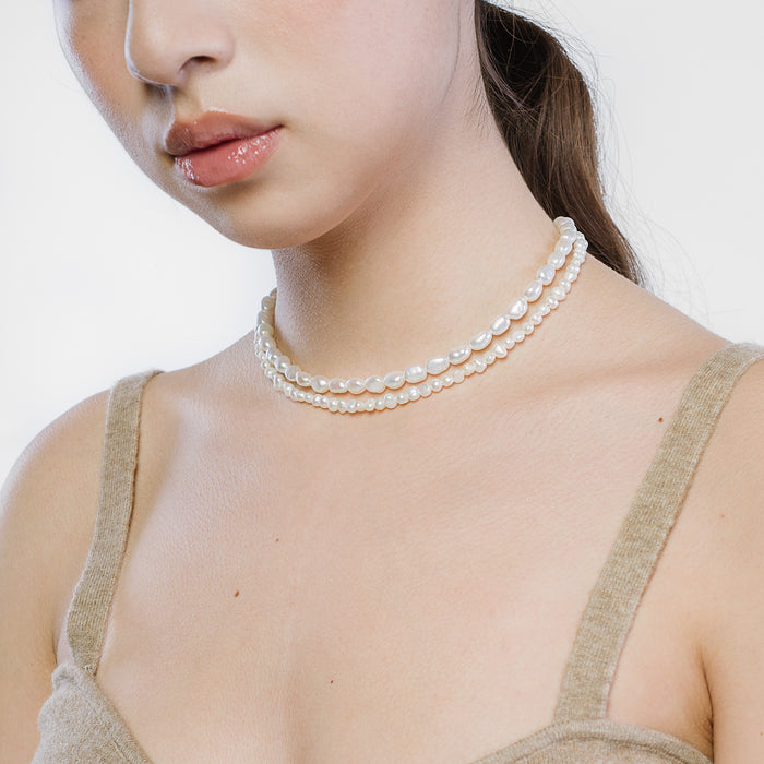 Kara Yoo Jewelry Petite Pearl Necklace