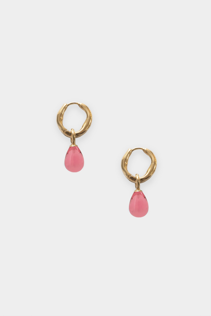 Kara Yoo Jewelry Pippa Hoops + Small Drops