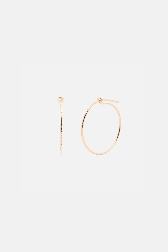Kara Yoo Jewelry Pull-Me-Through Small Hoops