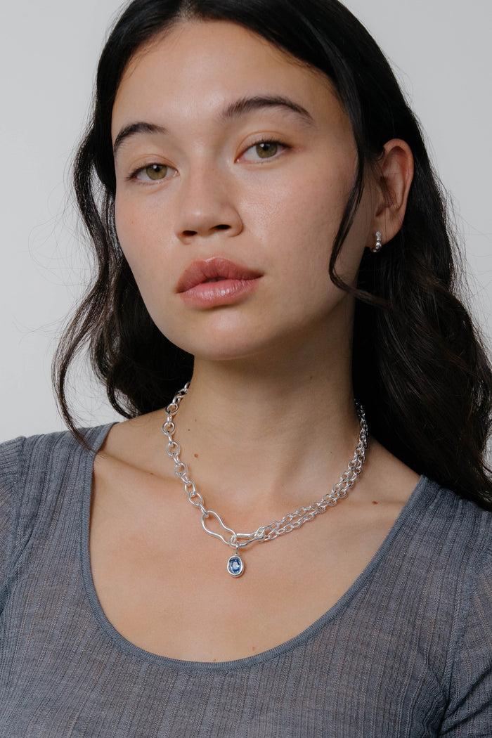 kara yoo jewelry Ramona Necklace + Ami Charm