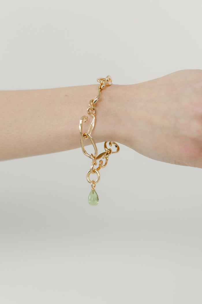 Kara Yoo Jewelry Sabine Bracelet + Small Drop