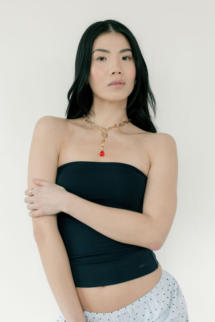 Kara Yoo Jewelry Sabine Necklace + Large Drop Charm