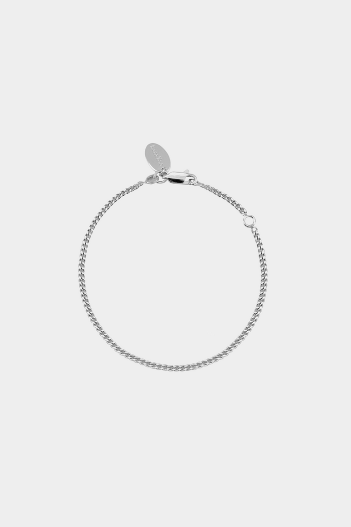 Kara Yoo Jewelry Thin Curb Bracelet