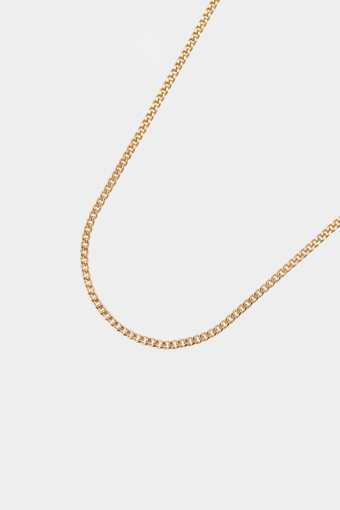 Kara Yoo Jewelry Thin Curb Necklace