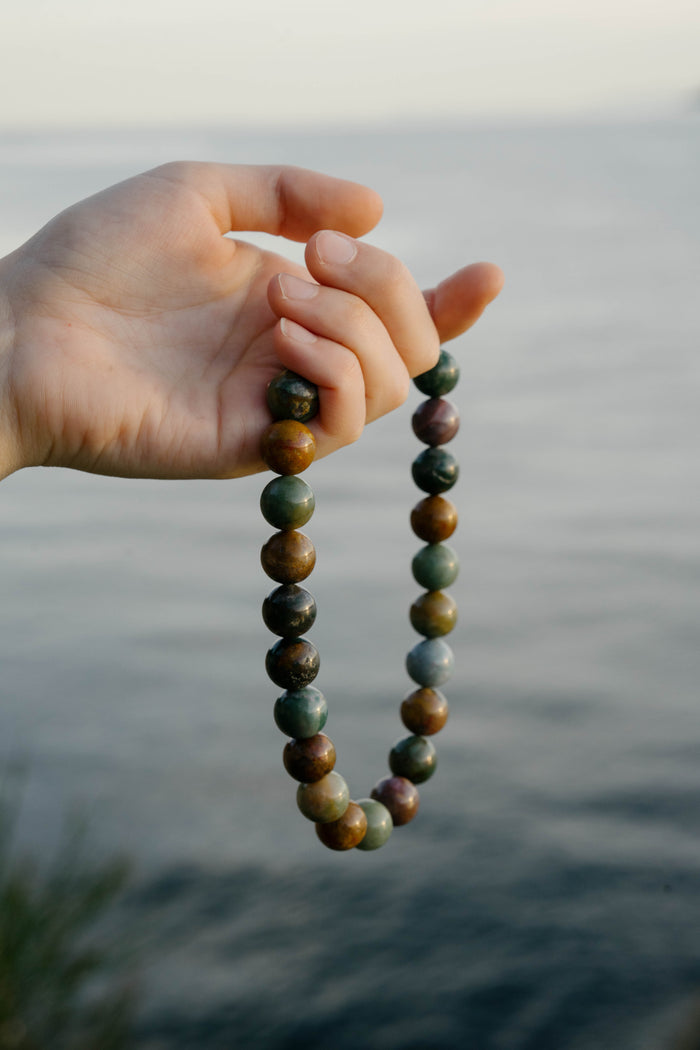 Kara Yoo Jewelry Yona Collar River Jasper