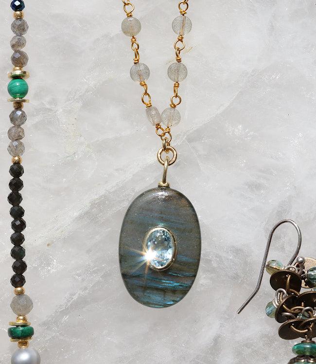 Karen Kane Amazonite Amazonite Amulet Necklace Karen Kane