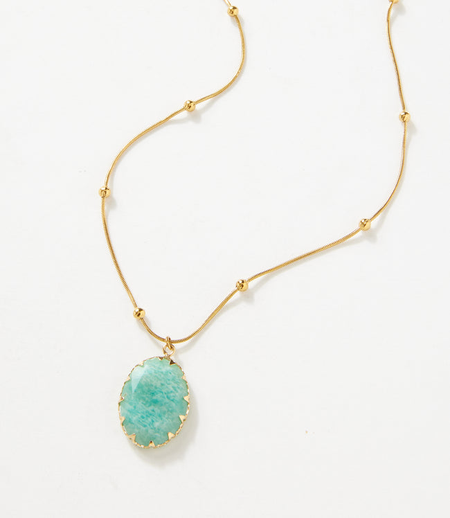 karen kane Amazonite Amazonite Pendant Necklace Karen Kane