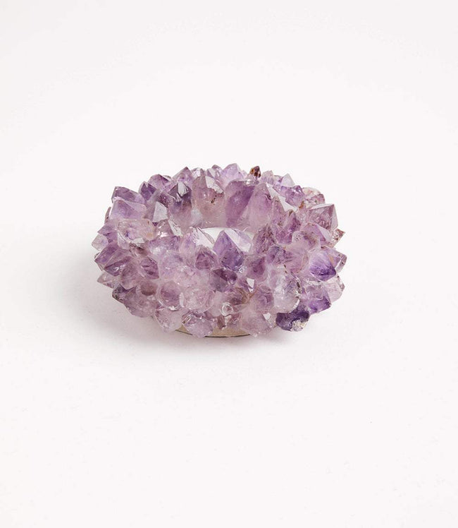 Karen Kane Amethyst Crystal Candleholder Karen Kane