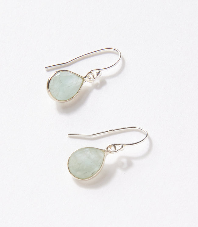 Karen Kane Aqua Faceted Aquamarine Teardrop Earrings Karen Kane