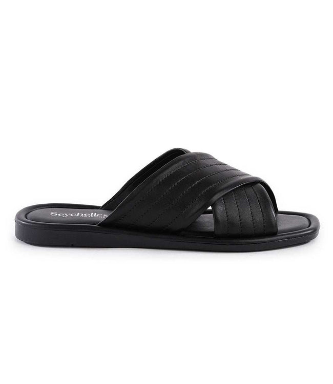 Karen Kane Black Courage Slip On Sandals Karen Kane