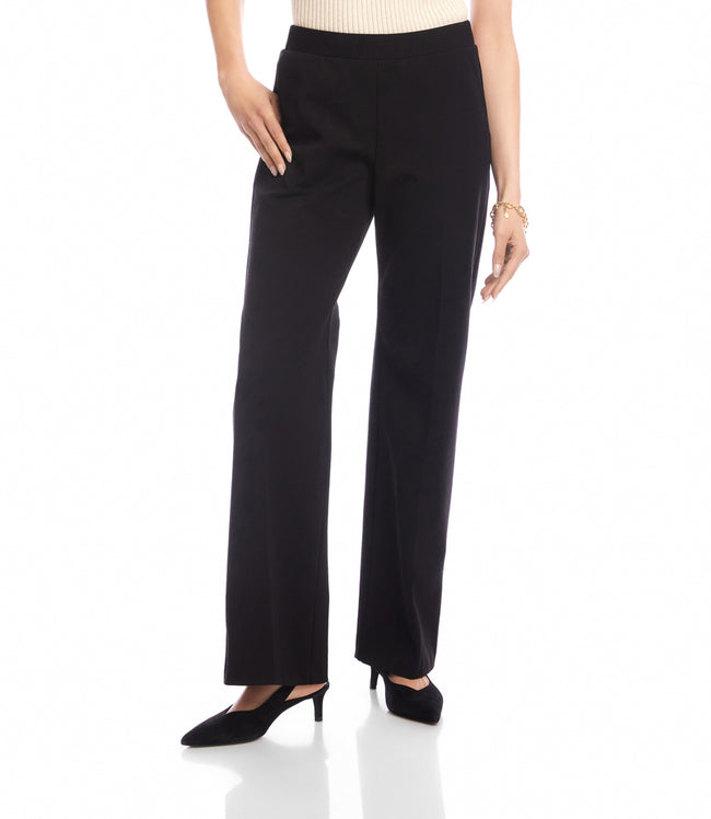 Karen Kane Black Emily Straight Leg Pants Karen Kane