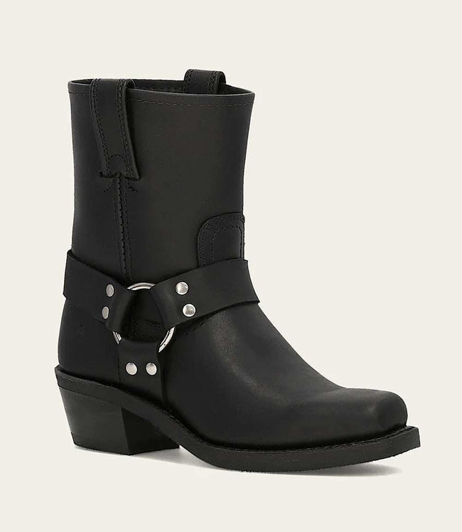 Karen Kane Black Frye Harness 8R Mid Moto Boots Karen Kane