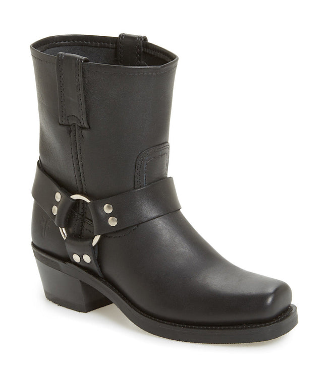 karen kane Black Frye Harness 8R Mid Moto Boots Karen Kane