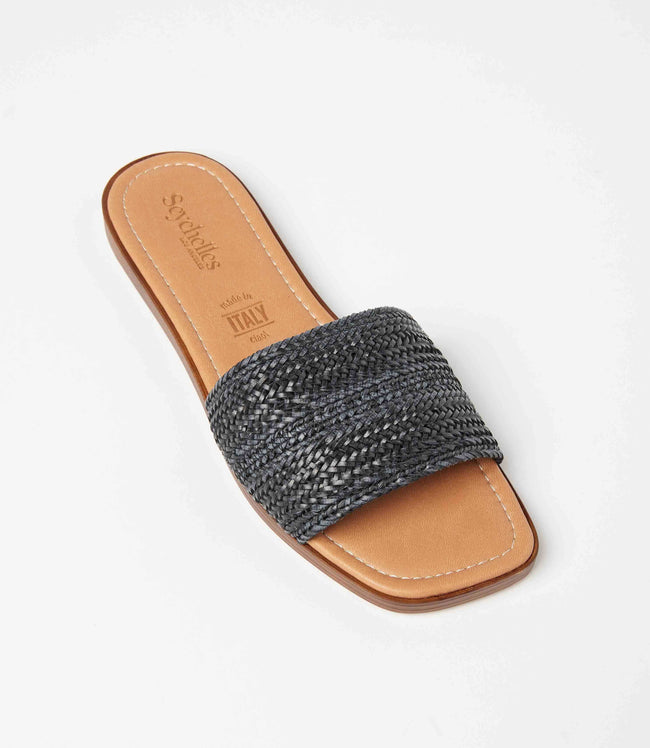 Karen Kane Black Palm Perfection Sandals Karen Kane