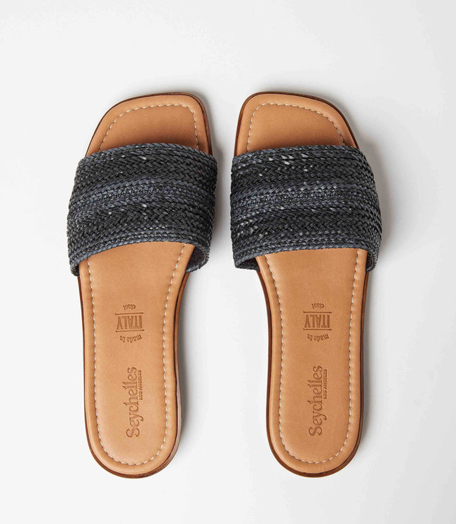 Karen Kane Black Palm Perfection Sandals Karen Kane