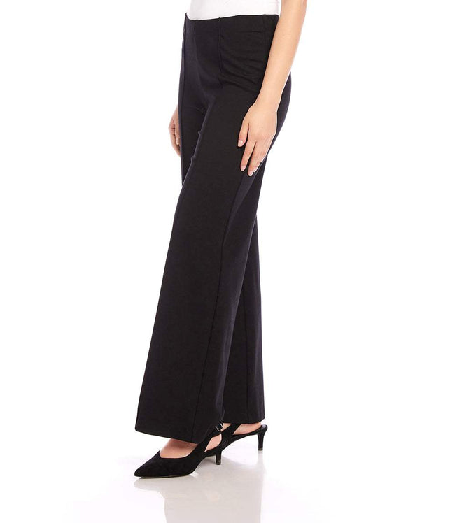Karen Kane Black Petite Size Luna Wide Leg Pants Karen Kane