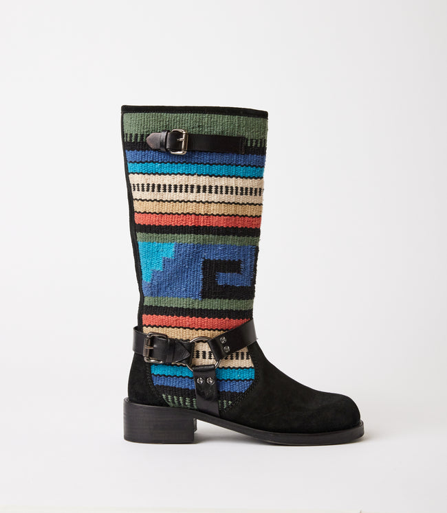 Karen Kane Black Seychelles Willie Southwestern Boots Karen Kane