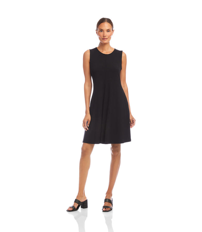 Karen Kane Black Sleeveless Fit & Flare Dress Karen Kane