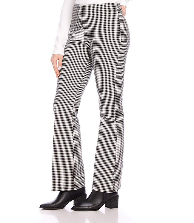 Karen Kane Black With Off White Bootcut Pants Karen Kane
