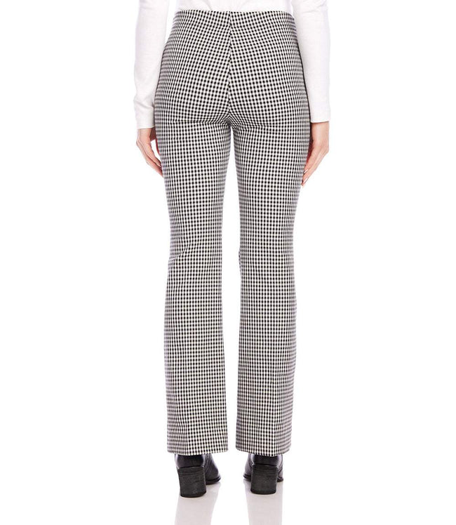 Karen Kane Black With Off White Petite Size Bootcut Pants Karen Kane