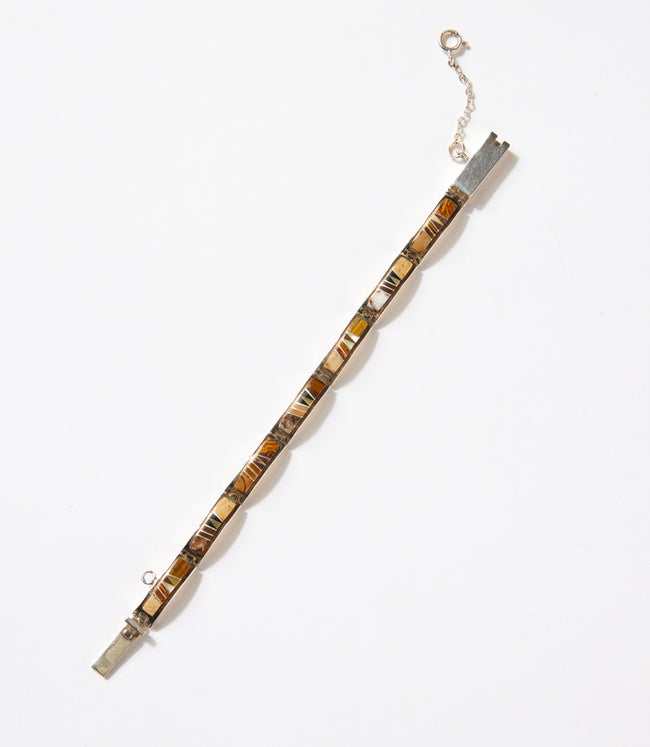 Karen Kane Brown Boulder Turquoise Inlay Bracelet Karen Kane