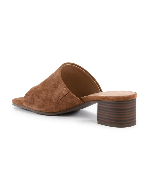 Karen Kane Brown Seychelles Pepper Mid Heel Sandals Karen Kane