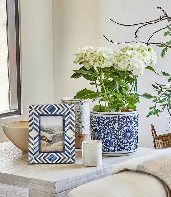 Karen Kane Chevron Mosaic Bone Picture Frame Karen Kane