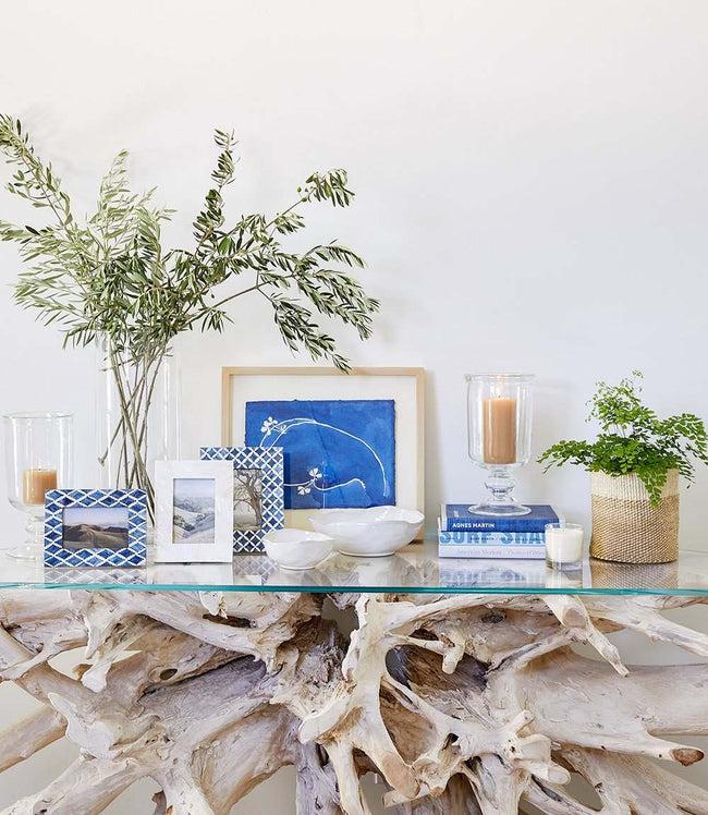 Karen Kane Chevron Mosaic Bone Picture Frame Karen Kane