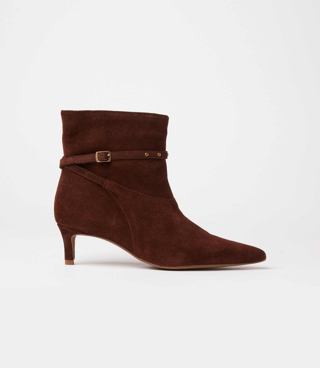 Karen Kane Chocolate Seychelles Milan Booties Karen Kane