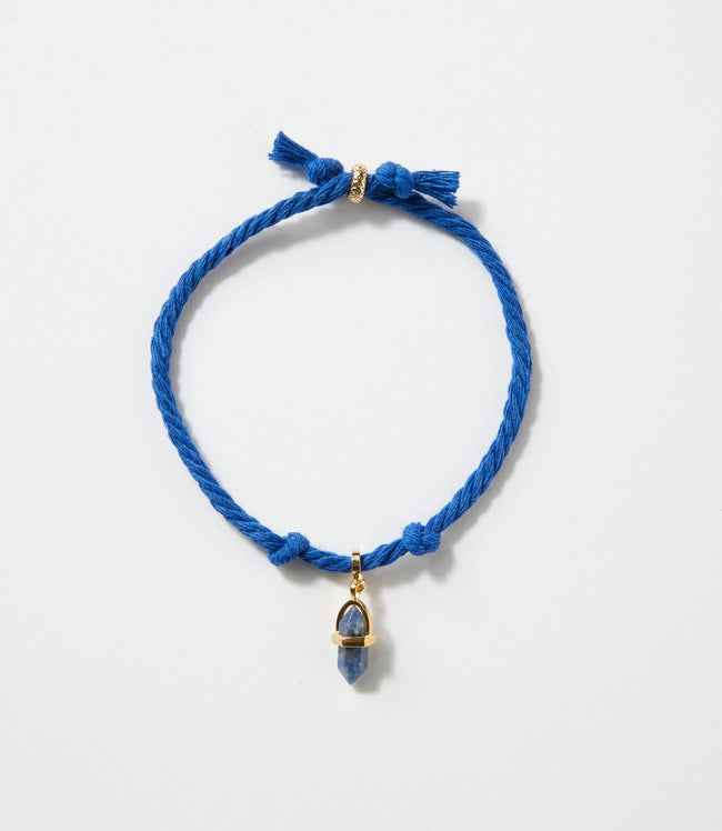 Karen Kane Cobalt Sodalite Point Cord Bracelet Karen Kane