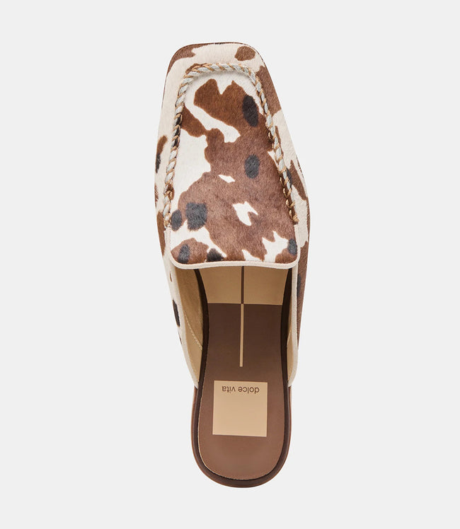 Karen Kane Cow Dolce Vita Bradly Calf Hair Mules Karen Kane