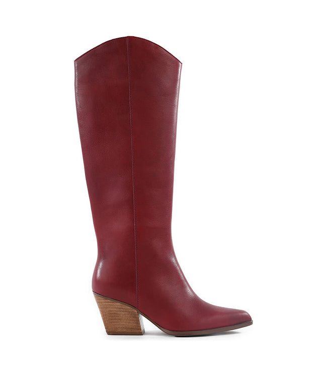 Karen Kane Cranberry Seychelles Begging You Pointed Toe Western High Boots Karen Kane