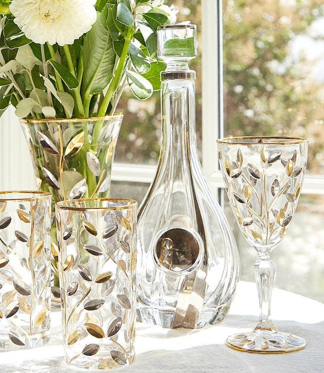 Karen Kane Crystal Handpainted Crystal Decanter Karen Kane