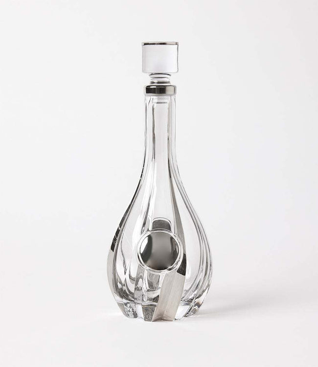 karen kane Crystal Handpainted Crystal Decanter Karen Kane