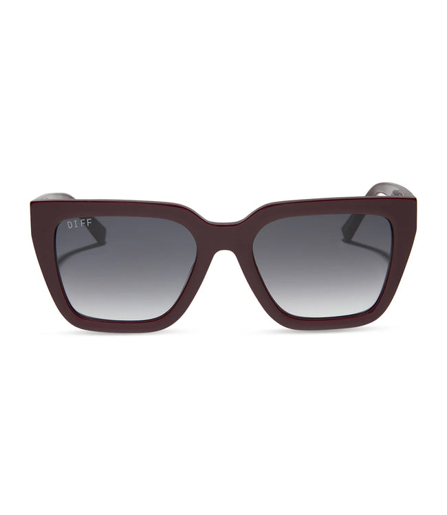 karen kane Dark Cherry DIFF Amara Sunglasses Karen Kane