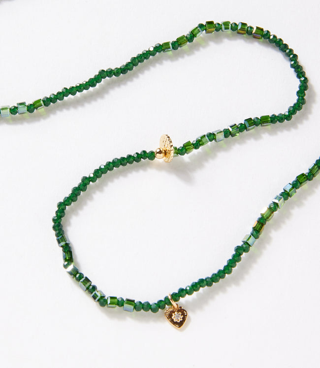 Karen Kane Emerald Crystal Beaded Stretch Bracelet Karen Kane