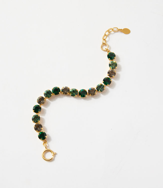 Karen Kane Emerald Crystal Chain Bracelet Karen Kane