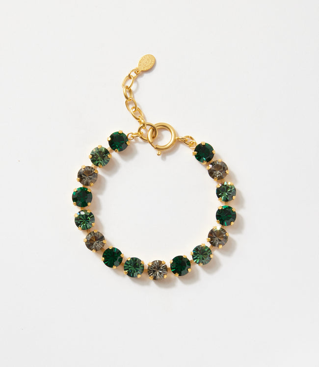 karen kane Emerald Crystal Chain Bracelet Karen Kane