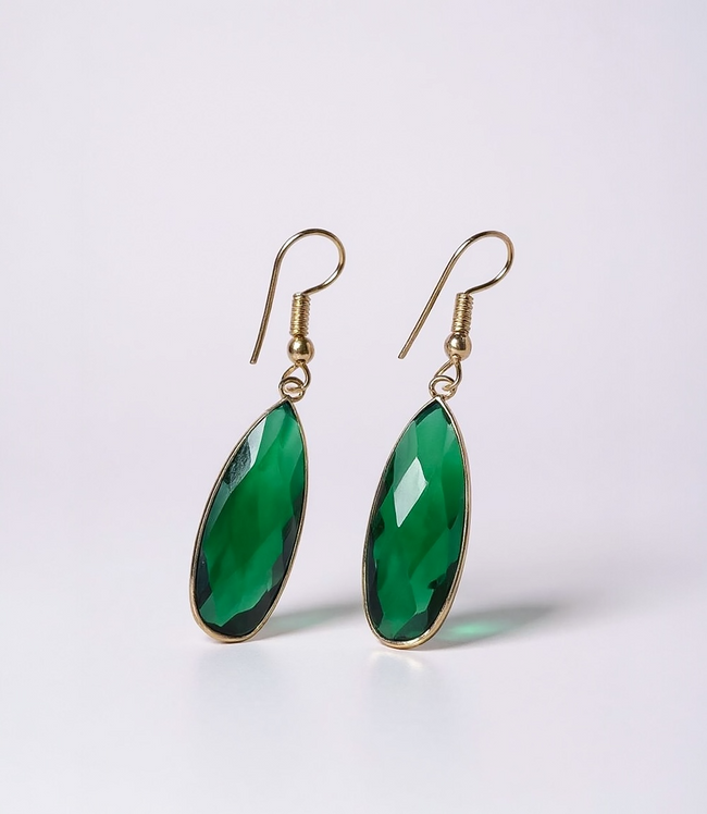 Karen Kane Emerald Emerald Quartz Earrings Karen Kane