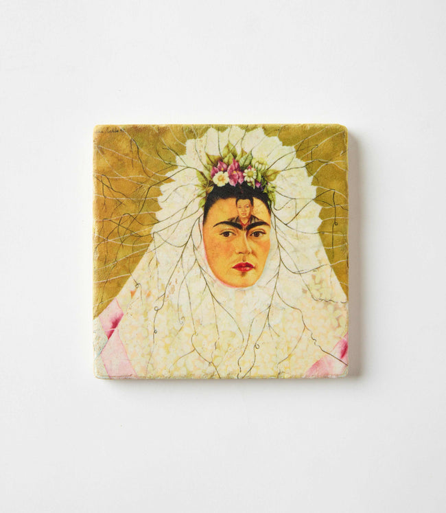 Karen Kane Frida Frida Kahlo Marble Coasters Set Of 4 Karen Kane