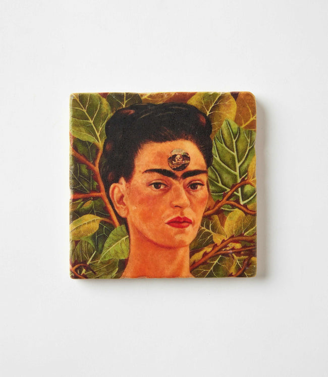 Karen Kane Frida Frida Kahlo Marble Coasters Set Of 4 Karen Kane