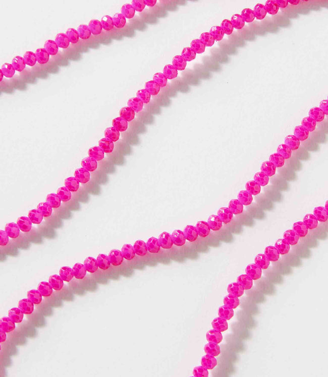 Karen Kane Fuchsia Crystal Beaded Stretch Bracelet Karen Kane