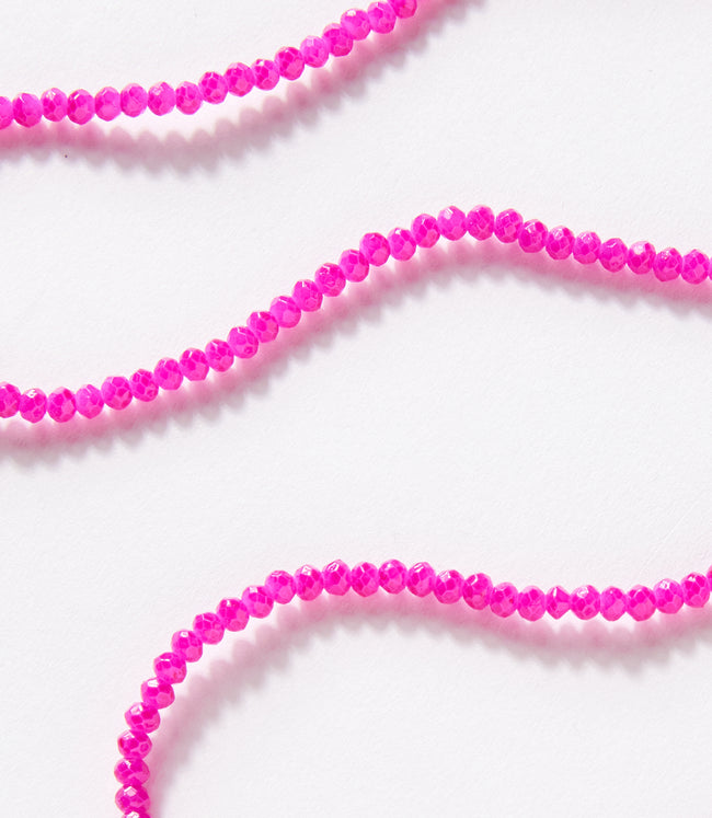 Karen Kane Fuchsia Crystal Beaded Stretch Bracelet Karen Kane