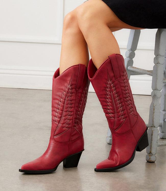 karen kane Garnet Billini Marmalade Boots Karen Kane