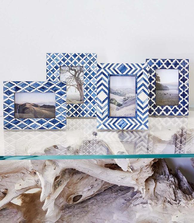 Karen Kane Geometric Mosaic Bone Picture Frame Karen Kane